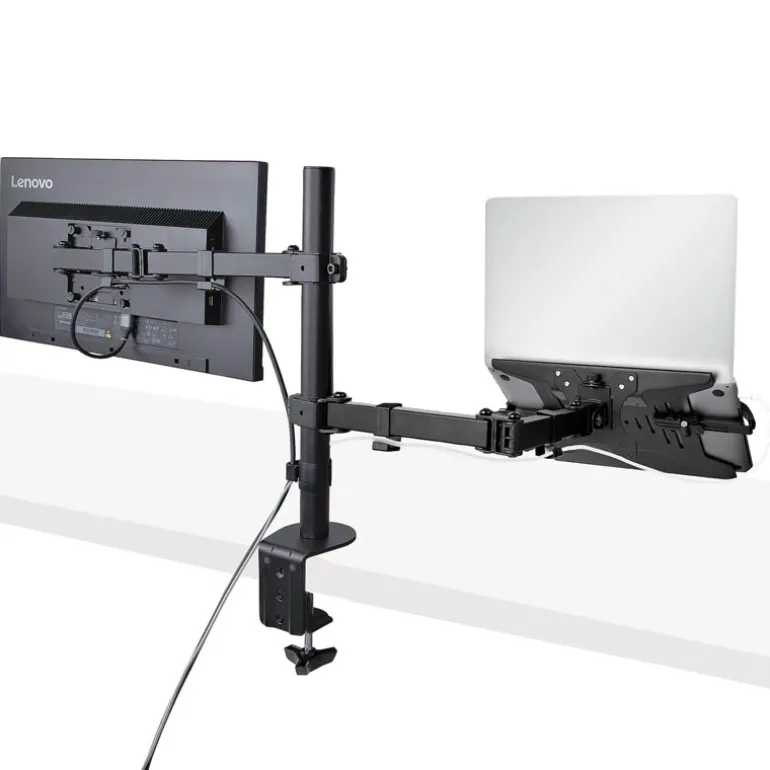 Peana Startech Soporte Portátil + Brazo VESA 32" 8KG Negro