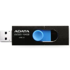 Pendrive Adata UV320 64GB USB 3.2 Gen1 Negro/Azul