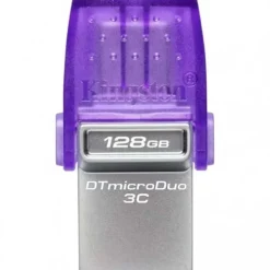 Pendrive Kingston DataTraveler MicroDuo 3C 128GB USB Tipo C Plata