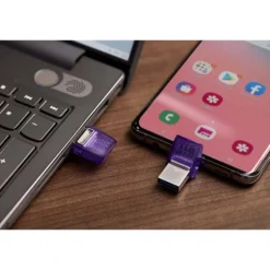 Pendrive Kingston DataTraveler MicroDuo 3C 128GB USB Tipo C Plata