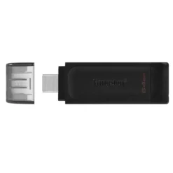Pendrive Kingston DataTraveler DT70 64GB USB-C 3.2  Negro