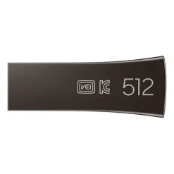 Pendrive Samsung BAR Plus 512GB USB 3.2 Gris Titanio