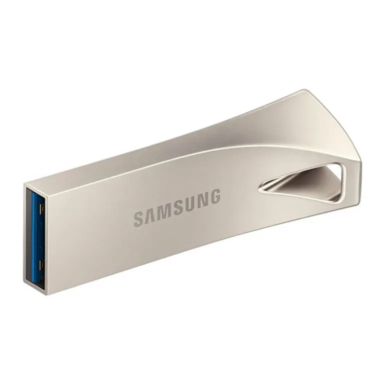 Pendrive Samsung Bar Plus 256GB USB 3.1 Plata Titanio