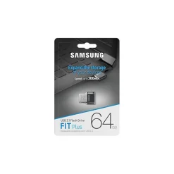 Pendrive Samsung FIT Plus 64GB USB 3.1 Gris Titanio