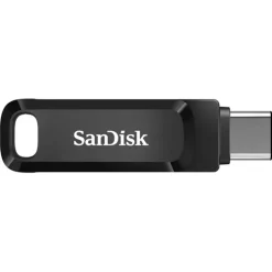 Pendrive Sandisk Ultra Dual Drive Go 64GB USB Tipo C Negro