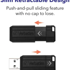 Pendrive USB Verbatim Pinstripe Store&Go 16Gb