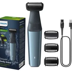 Philips Afeitadora BodyGroom S3000 3 Accesorios Negro