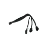 Phobya Cable Y 4Pin PWM 3x 4Pin PWM 30cm Black - Cable