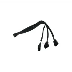 Phobya Cable Y 4Pin PWM 3x 4Pin PWM 30cm Black - Cable