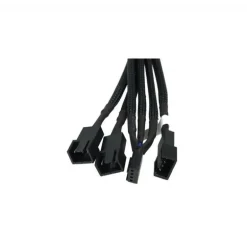 Phobya Cable Y 4Pin PWM 3x 4Pin PWM 30cm Black - Cable