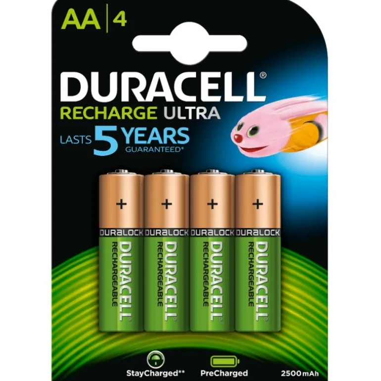 Pila Duracell Recargable HR6 AA Pack-4
