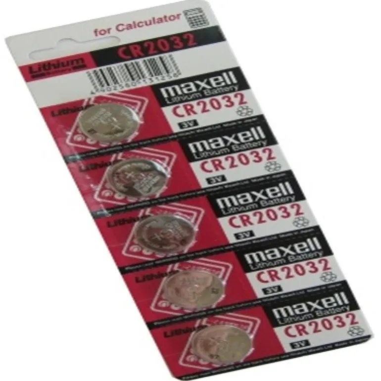 Pila Maxell CR2032 3V Pack 5 Unidades