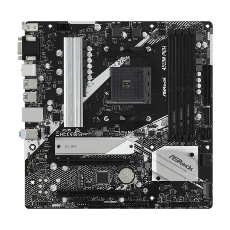 Placa Base ASRock A520M Pro4 Socket AM4