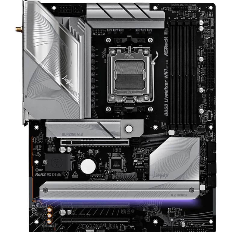 Placa Base ASRock B850 LiveMixer WIFI Socket AM5