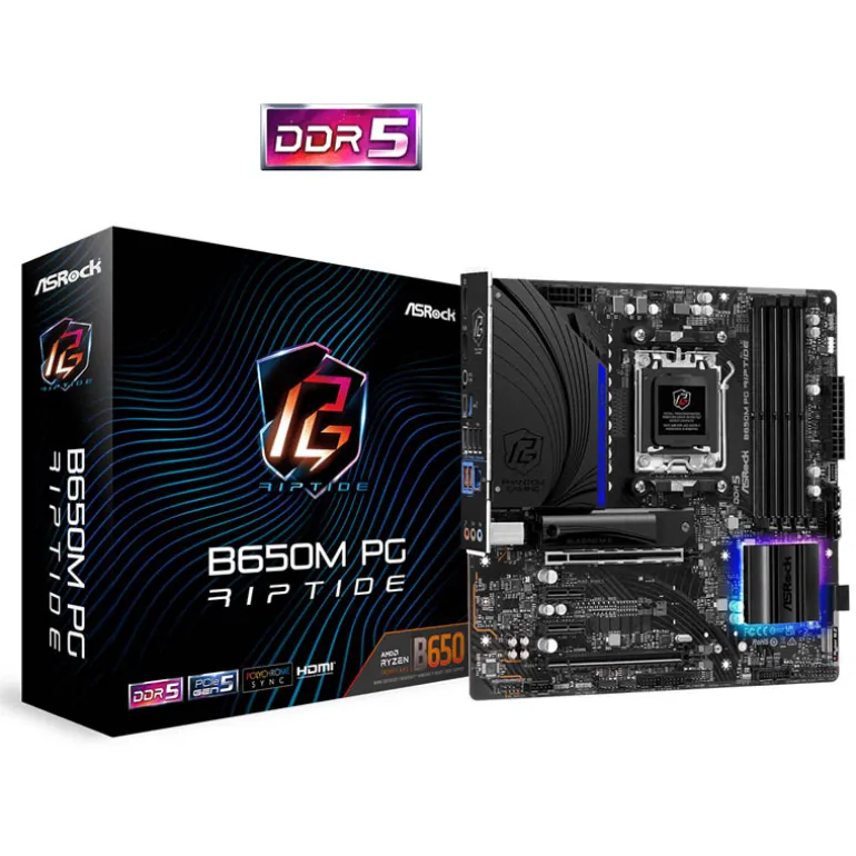 Placa Base ASRock B650M PG Riptide Socket AM5
