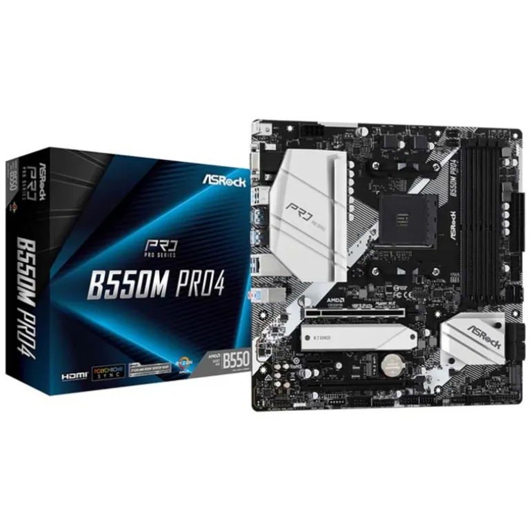 Placa Base ASRock B550M Pro4 Socket AM4