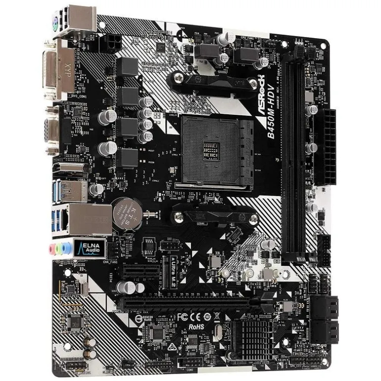 Placa Base ASRock B450M-HDV R4.0 Socket AM4
