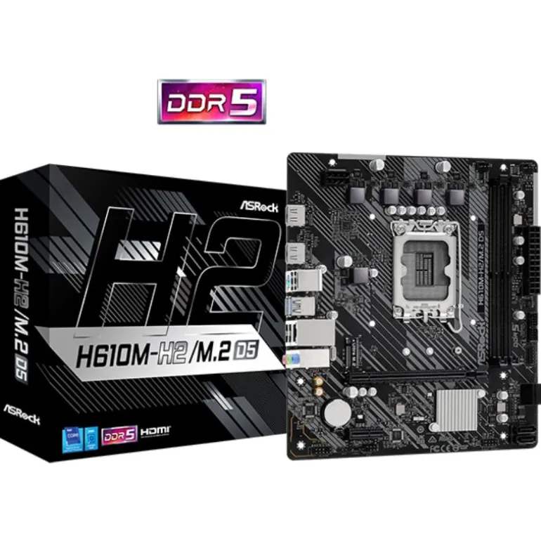 Placa Base ASRock H610M-H2 M.2 D5 Socket 1700