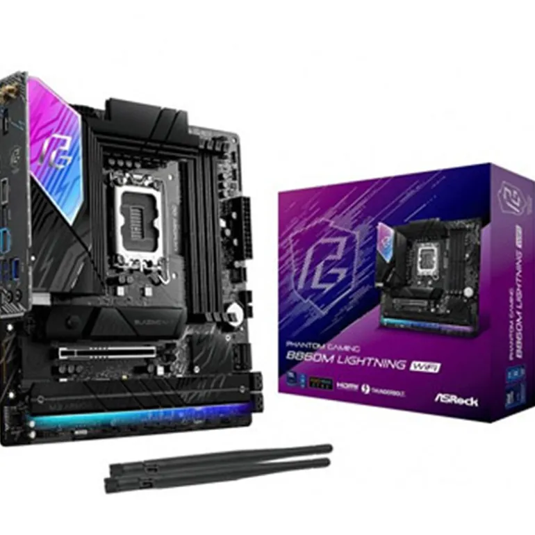 Placa Base ASRock Phantom Gaming B860M Lightning WIFI Socket 1851