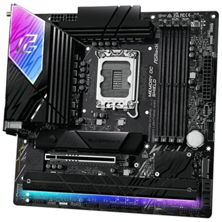 Placa Base ASRock Phantom Gaming B860M Lightning WIFI Socket 1851
