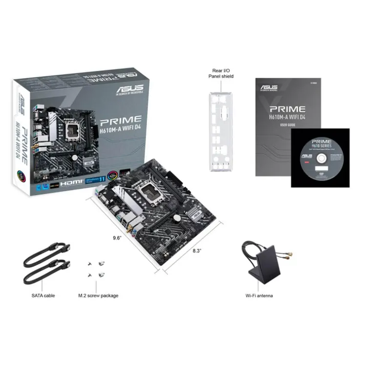 Placa Base Asus Prime H610M-A WIFI D4 Socket 1700
