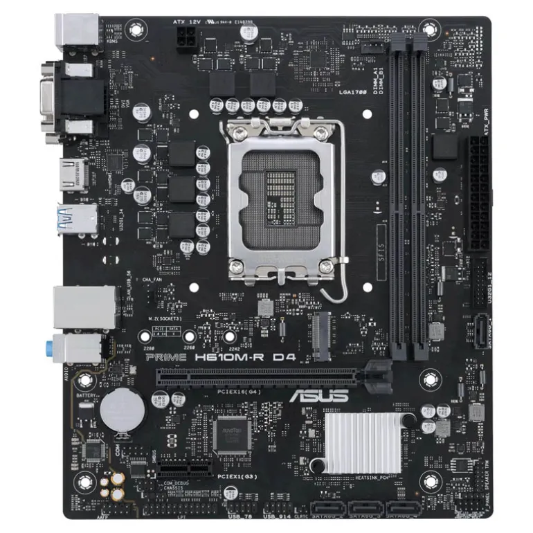 Placa Base Asus Prime H610M-R D4 Socket 1700
