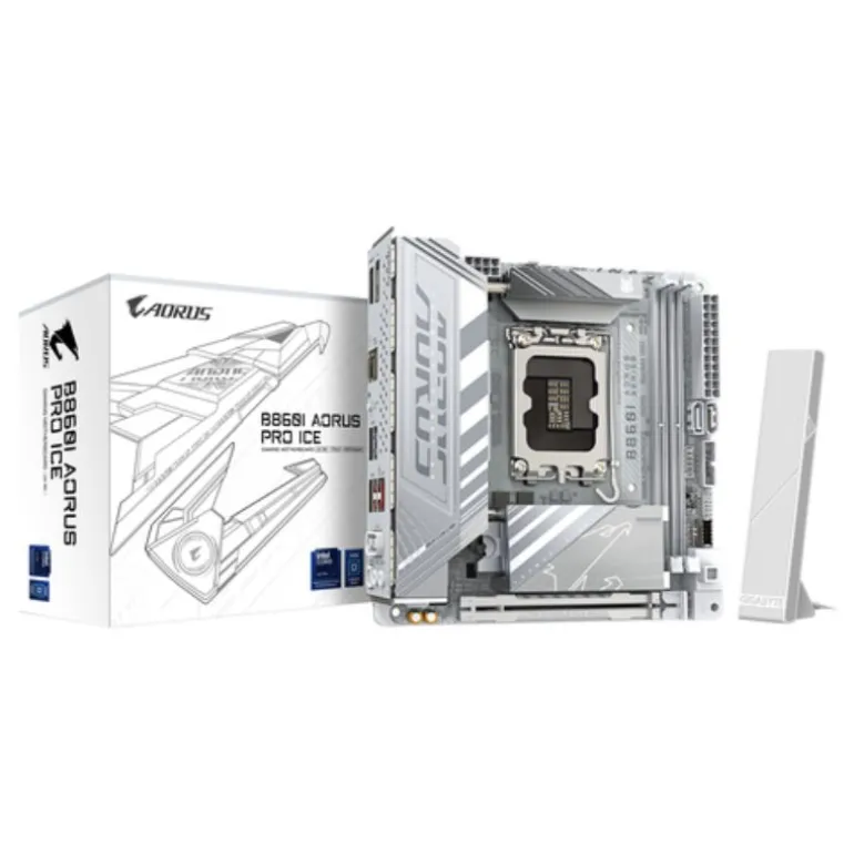 Placa Base Gigabyte B860I AORUS Pro ICE Socket 1851
