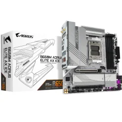 Placa Base Gigabyte B650M AORUS Elite AX ICE Socket AM5