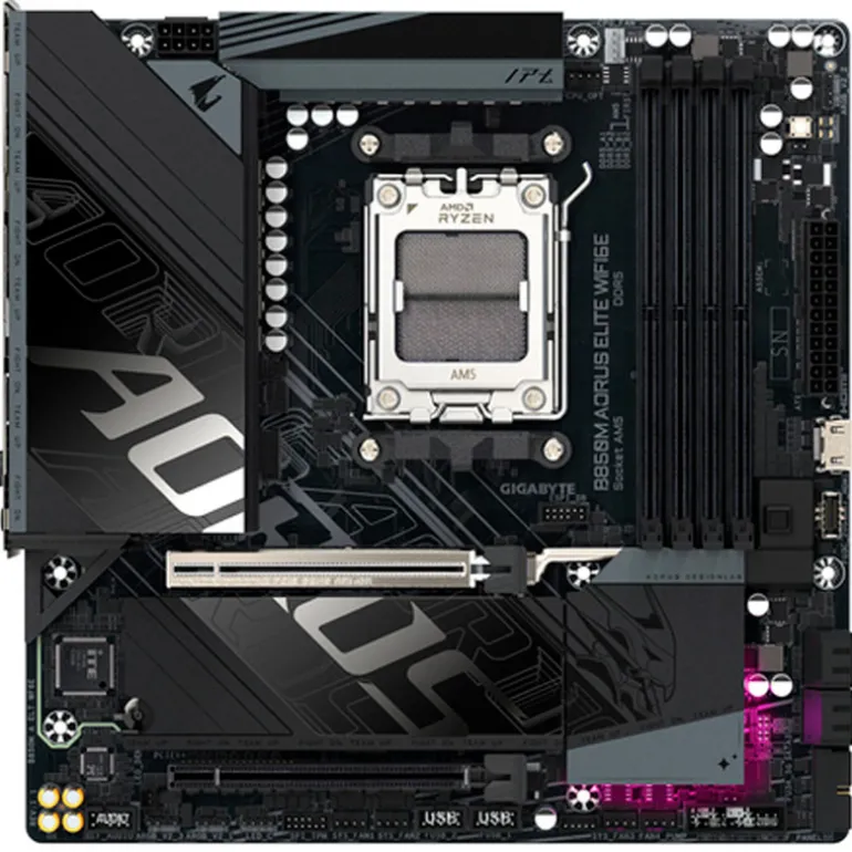 Placa Base Gigabyte B850M AORUS ELITE WIFI6E Socket AM5
