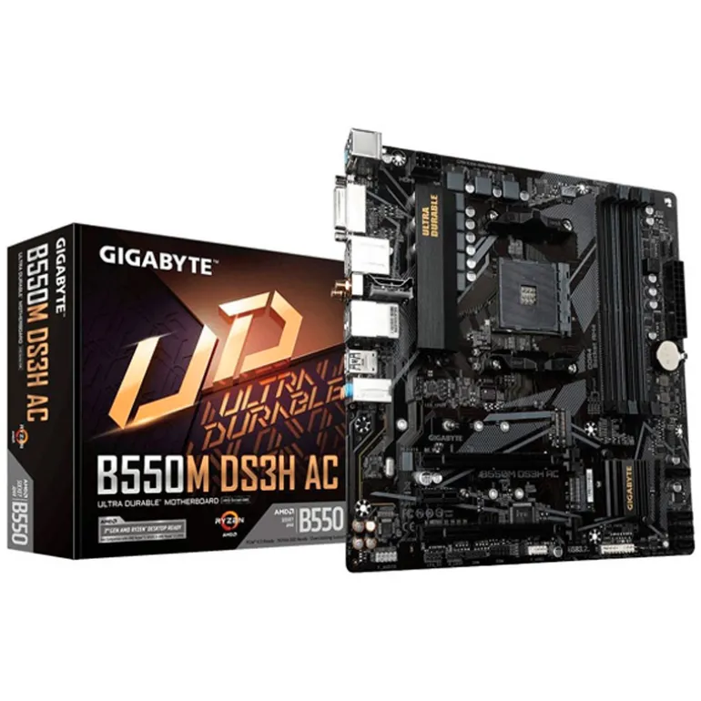 Placa Base Gigabyte B550M DS3H AC Socket AM4