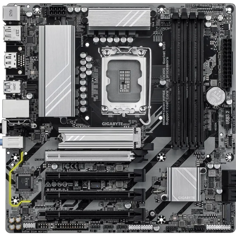 Placa Base Gigabyte B860M DS3H WIFI6E Socket 1851