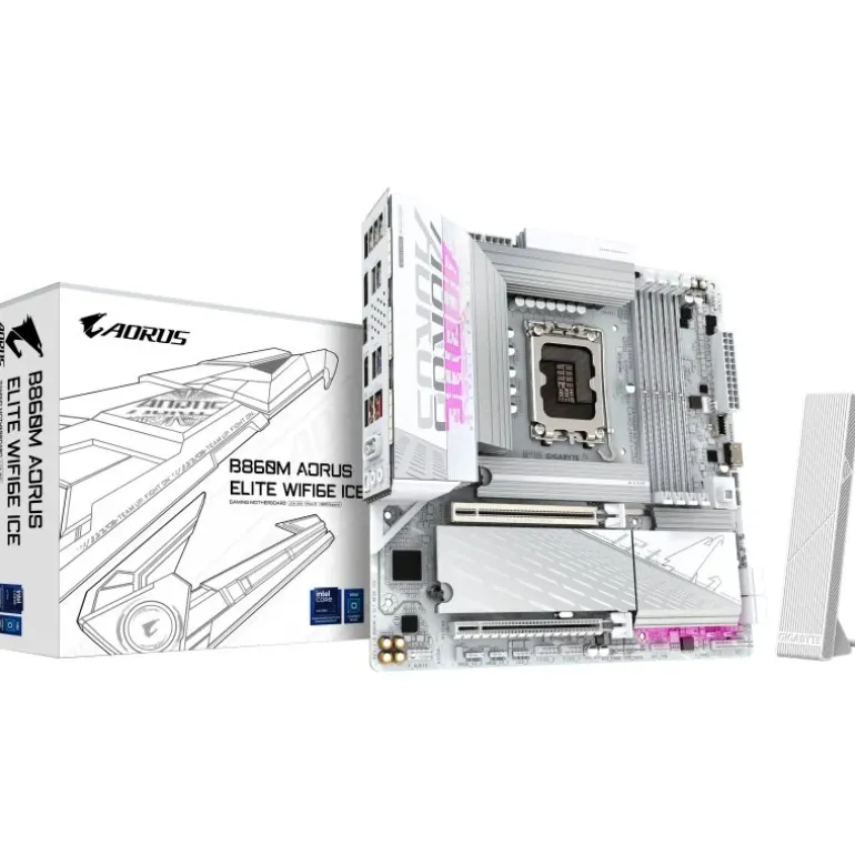 Placa Base Gigabyte B860M Elite WIFI6E ICE Socket 1851