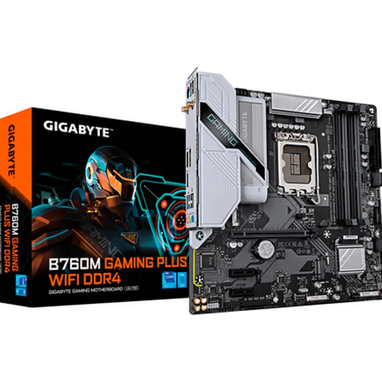 Placa Base Gigabyte B760M GAMING PLUS WIFI DDR4 Socket 1700