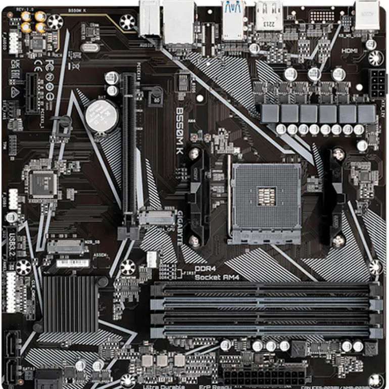 Placa Base Gigabyte B550M K Socket AM4