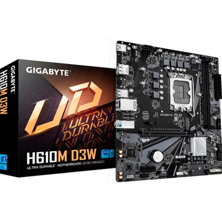 Placa Base Gigabyte H610M D3W Socket 1700