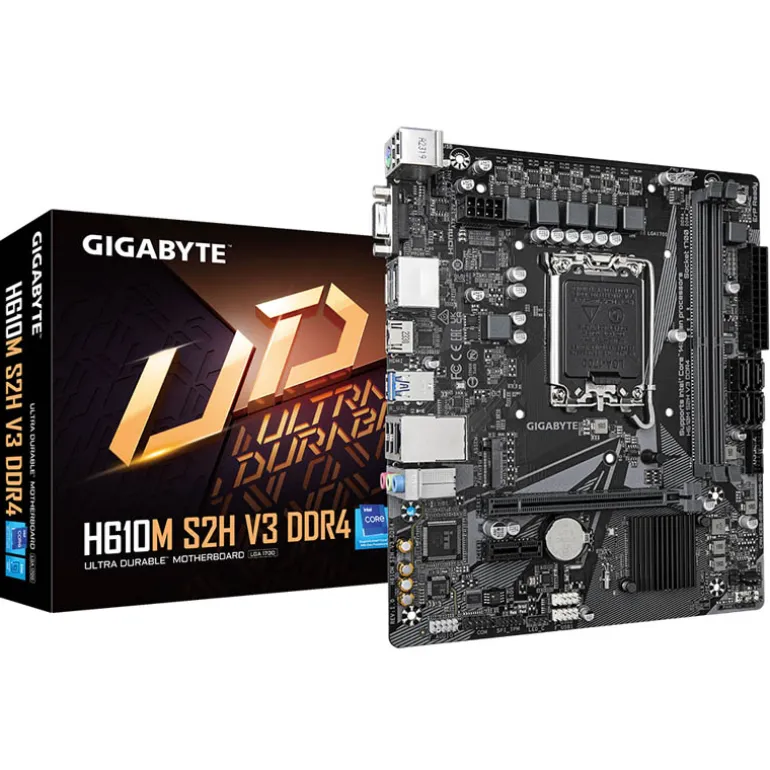 Placa Base Gigabyte H610M S2H V3 D4 Socket 1700
