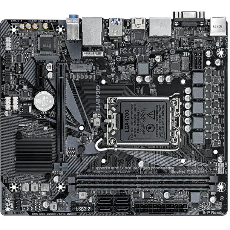 Placa Base Gigabyte H610M S2H V3 D4 Socket 1700