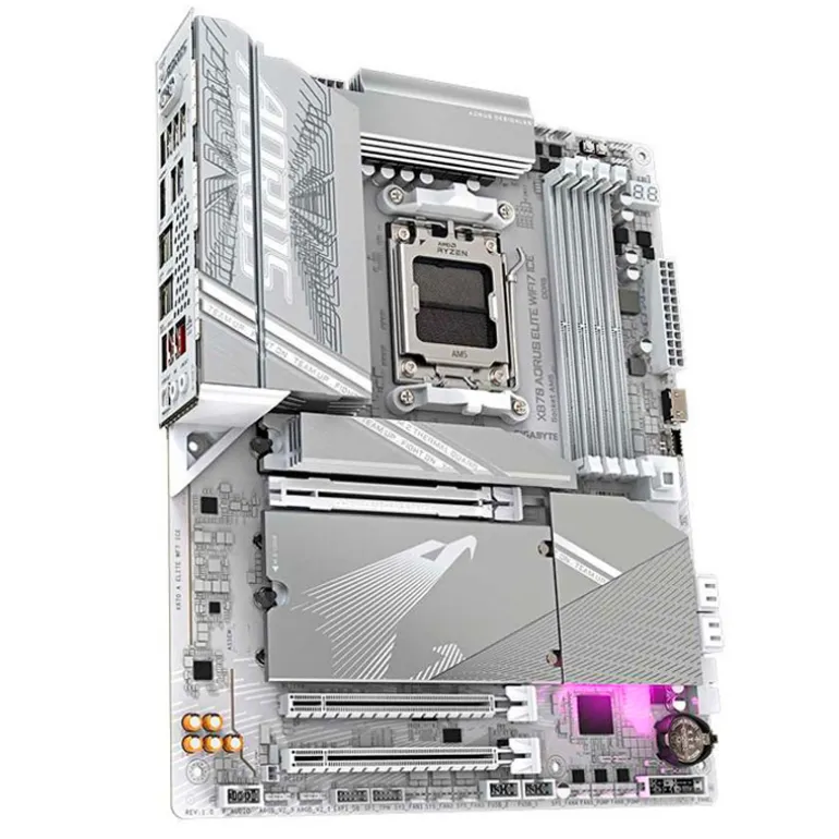 Placa Base Gigabyte X870 AORUS Elite Ice WIFI7 Socket AM5