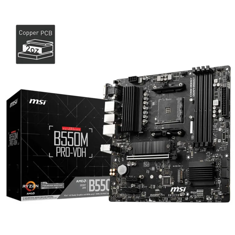 Placa Base MSI B550M PRO-VDH Socket AM4