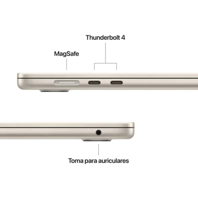 Portátil Apple MacBook Air M4 16GB 1TB 15" Blanco Estrella