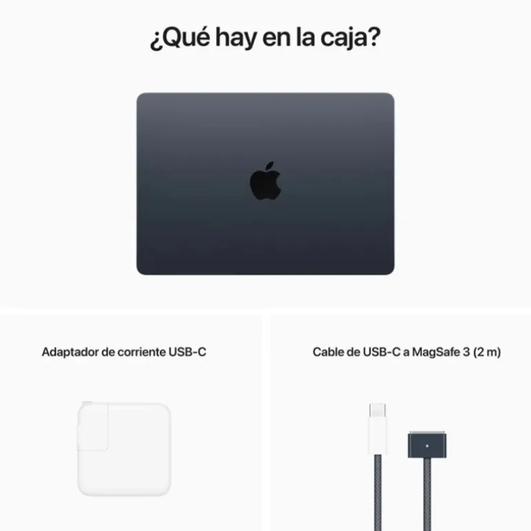 Portátil Apple MacBook Air M2 16GB 256GB 13.6" Negro