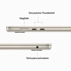 Portátil Apple Macbook Air 15 M2 8GB 256GB 15" Blanco Estrella