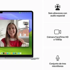 Portátil Apple MacBook Air 15 M3 8GB 256GB 15