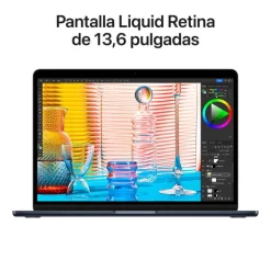 Portátil Apple MacBook Air 2022 M2 8GB 512GB 13.6" Gris Midnight