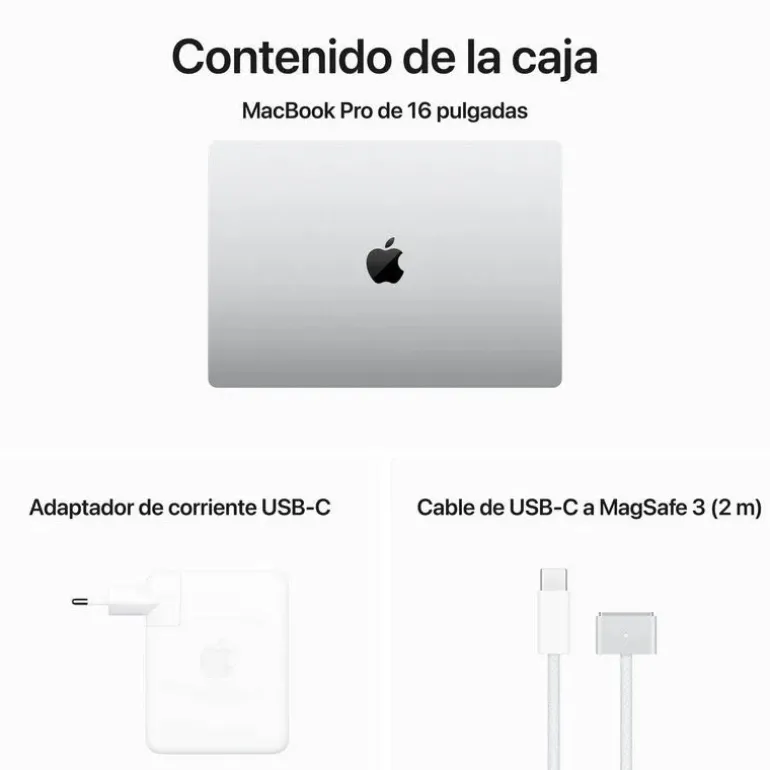 Portátil Apple Macbook Pro 16 M3 Pro 18GB 512GB 16" Plata