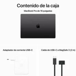 Portátil Apple Macbook Pro 16 M3 18GB 512GB 16" Negro
