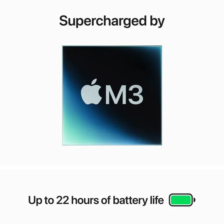 Portátil Apple Macbook Pro 2024 M3 16GB 1TB 14" Plata