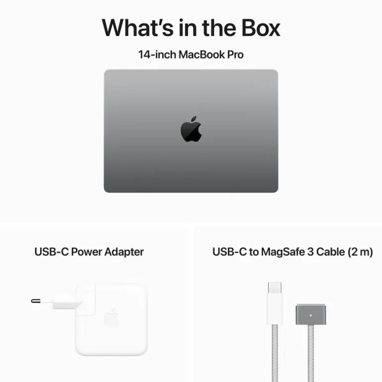 Portátil Apple Macbook Pro 2024 M3 16GB 1TB 14" Gris Espacial macOS