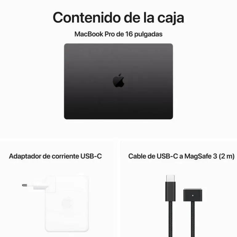 Portátil Apple Macbook Pro 16 M3 Max 36GB 1TB 16" Negro