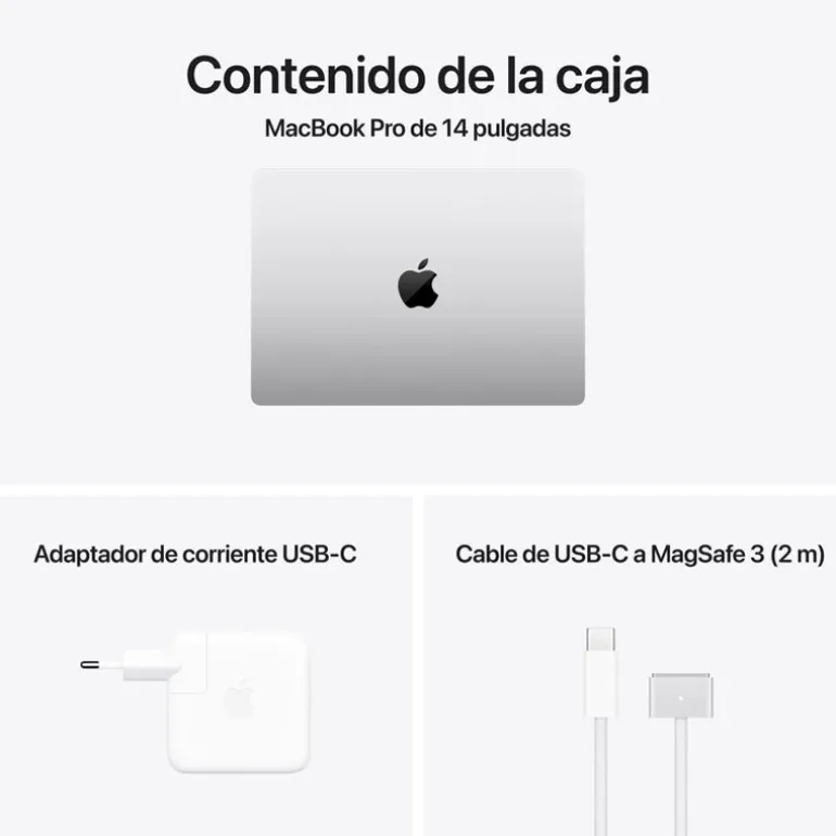 Portátil Apple MacBook Pro M4 24GB 1TB 14" macOS Plata